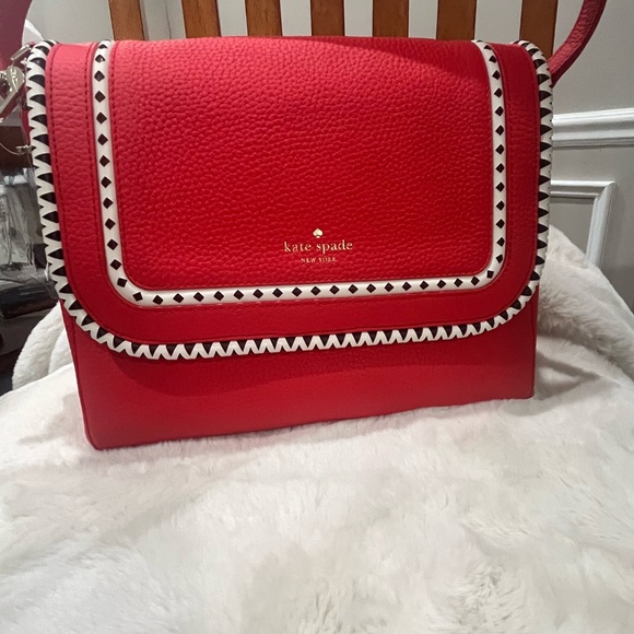 NWT/Kate Spade Coralie Leather HandBag (Prickly Pear) - Picture 8 of 12